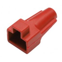 Boot for RJ45-plugs - for cable diameter up to 5,5mm red.