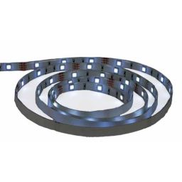 Flexible LED strip - White - 30 LEDs - high brightness -1 meter - IP44 
