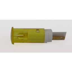 Round 10mm Panel Control Lamp 5/24V - Yellow 