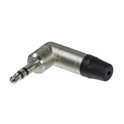 3,5mm Stereo Jack Male - Right angle - Metal housing - To solder - NEUTRIK 