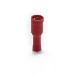 Cosse cylindrique femelle Rouge - 100 pcs 