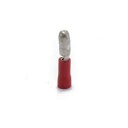 Bullet type male Red - 100 pcs 