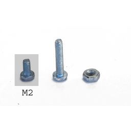Bout M2 - Lengte: 4mm - 100 stuks - metaalschroef met cilindrische kop