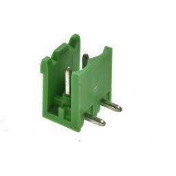 Box Header Male - 2-pole pitch 5,08mm -     Green closed  