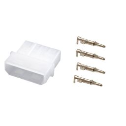Wire to wire connector 1x4 poles - Male - Pitch: 5,4mm - 50V/10A.