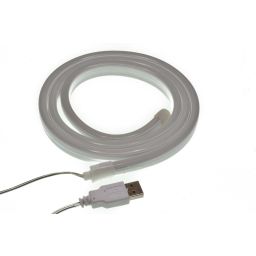 Neon lichtslang - Warm Wit - 1 meter - Met USB-aansluiting - Ledslinger 