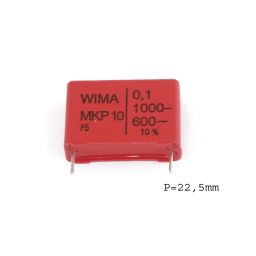 MKP capacitor 100 nF 1000V 10% P22,5 