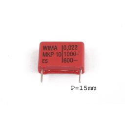MKP capacitor 22 nF 1000V 10% P15 