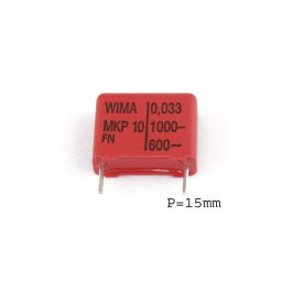 MKP capacitor 33 nF 1000V 10% P15 