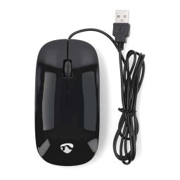 Wired mouse with 3 buttons and scroll wheel - USB - 1000 dpi