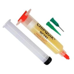 Chipquik Solder Flux in dispensing syringe - 10 grams 