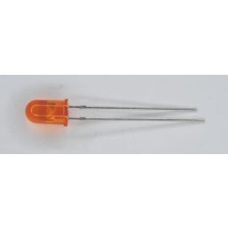 Pinkled 5mm oranje diffuus 330-500mcd 3-5VDC  20mA 