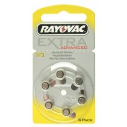 Rayovac Zinc-Air batterijen - 1,4V 90mAh 6 pieces 