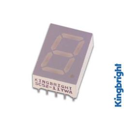 1-digit display 13mm gemeenschappelijke cathode rood ***