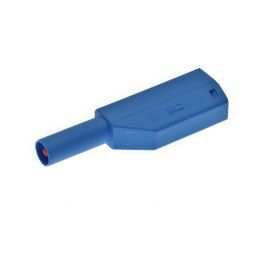 Veiligheidsstekker 4mm Blauw stapelbaar SLS425-SE/N 