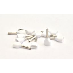 VOGT 100x wire end sleeves Twin 2x 0.5 mm² white