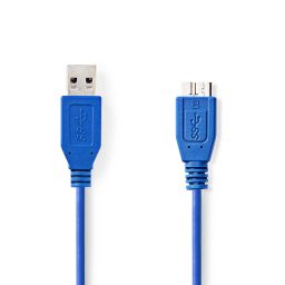 Câble USB3 0,5m A mâle/micro B 