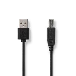 USB kabel V2.0 - USB A naar USB B - 1m 