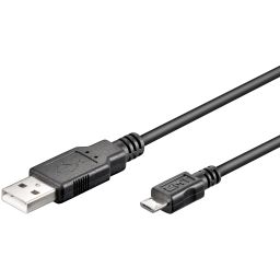Câble USB V2.0 - USB A mâle <-> micro USB - 3,0m 