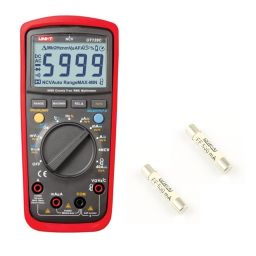 Multimètre digital TRUE RMS- avec température + fusibles 