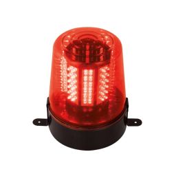 Red - 12V flashing light with LEDs. 