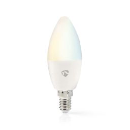 Wi-Fi smart LED bulb - Warm to Cold White - E14 - 4.9W - Smartlife Nedis 