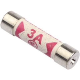 25,4 x 6,3mm zekering 3A 600V Keramisch *